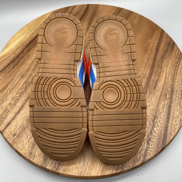 Nike Dunk Low Disrupt Shoes Womens Size 7 Sail Orange Blue Gum Sole - Picture 7 of 8